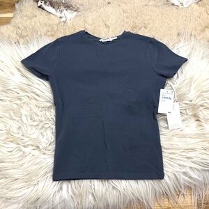 Good American Classic Grey T Shirt